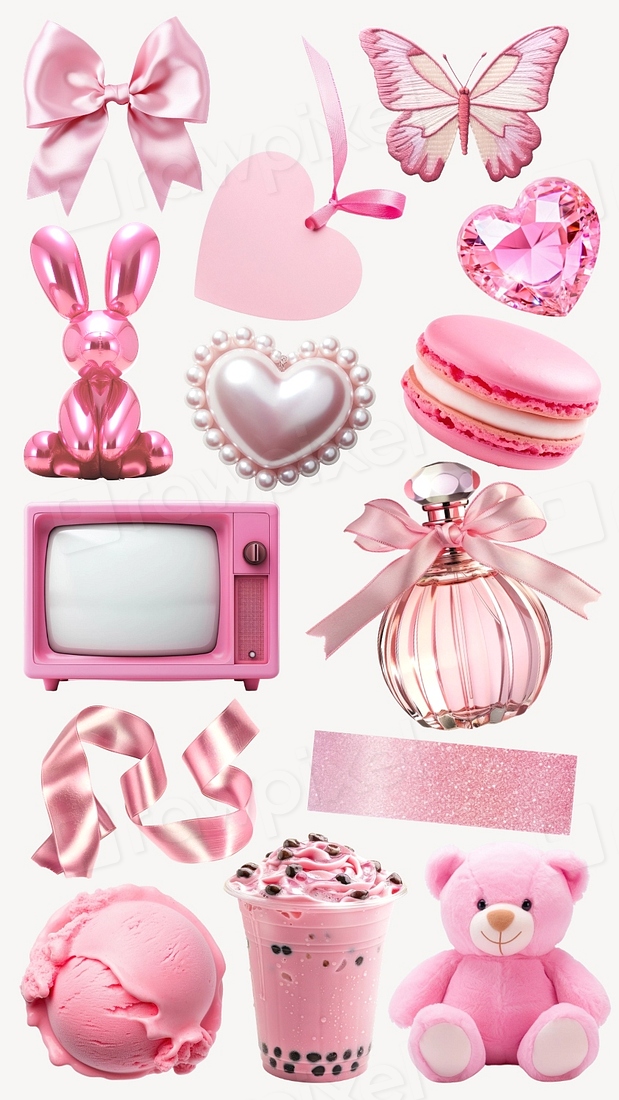 Editable Pink object design element | Premium Editable Design - rawpixel