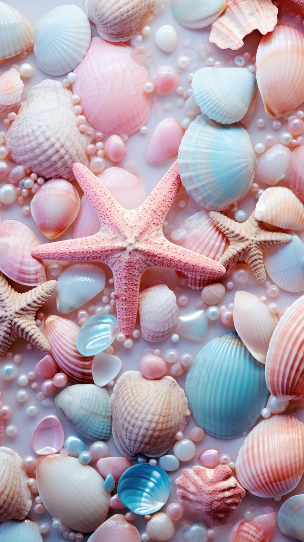 Shells and seashells backgrounds marine | Premium Photo - rawpixel