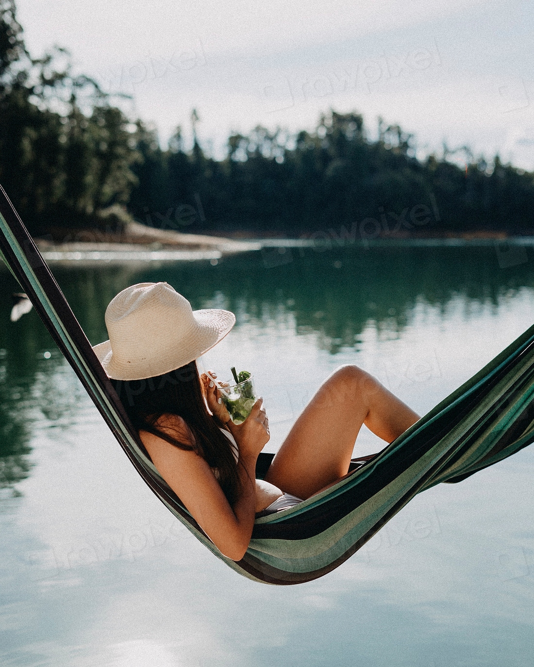 Woman in hammock, nature travel. | Free Photo - rawpixel