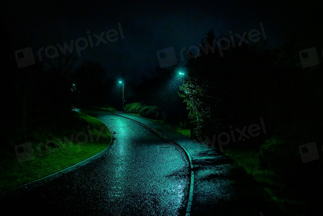 Street night rain. Original public | Free Photo - rawpixel