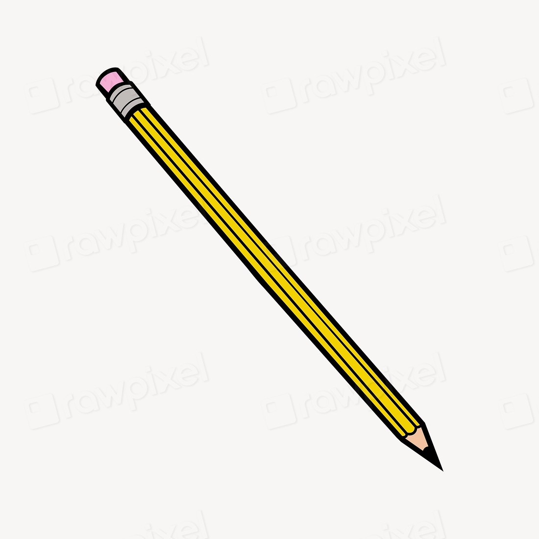 Pencil and sharpener clip art. Free Photo rawpixel