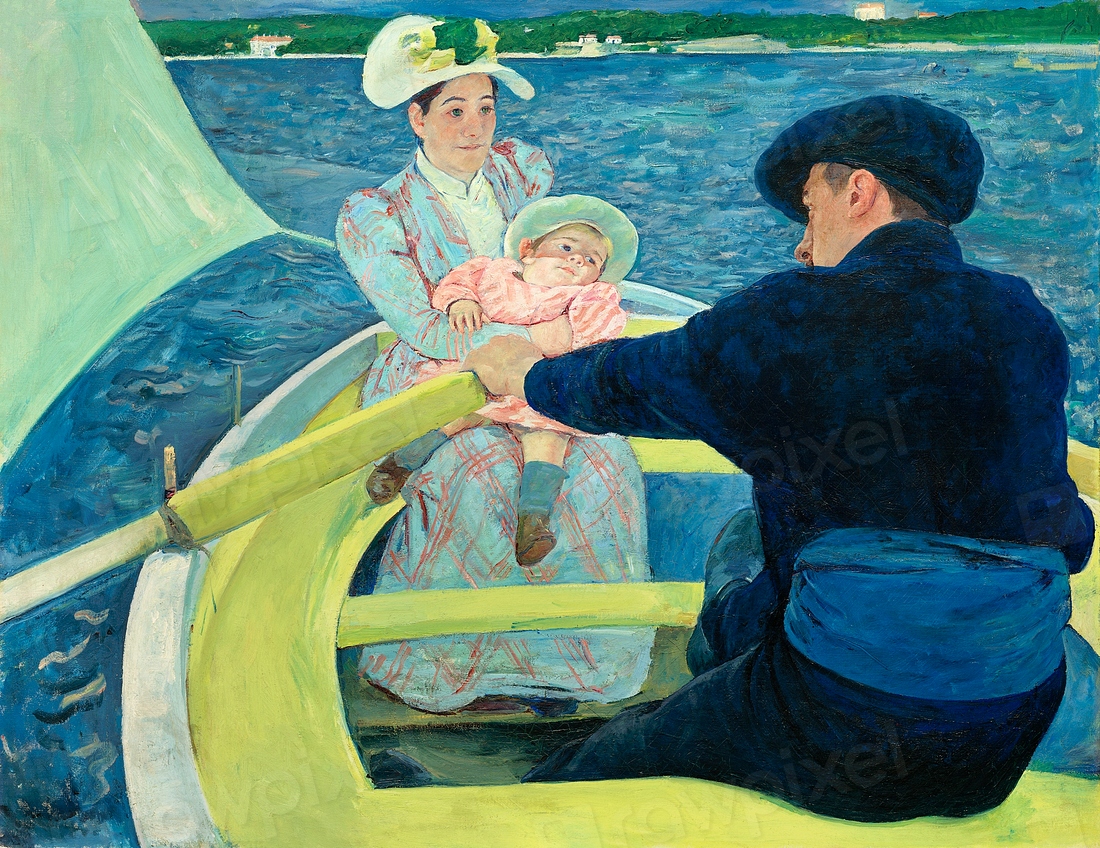 Boating Party (1893–1894) Mary Cassatt. | Free Photo Illustration ...