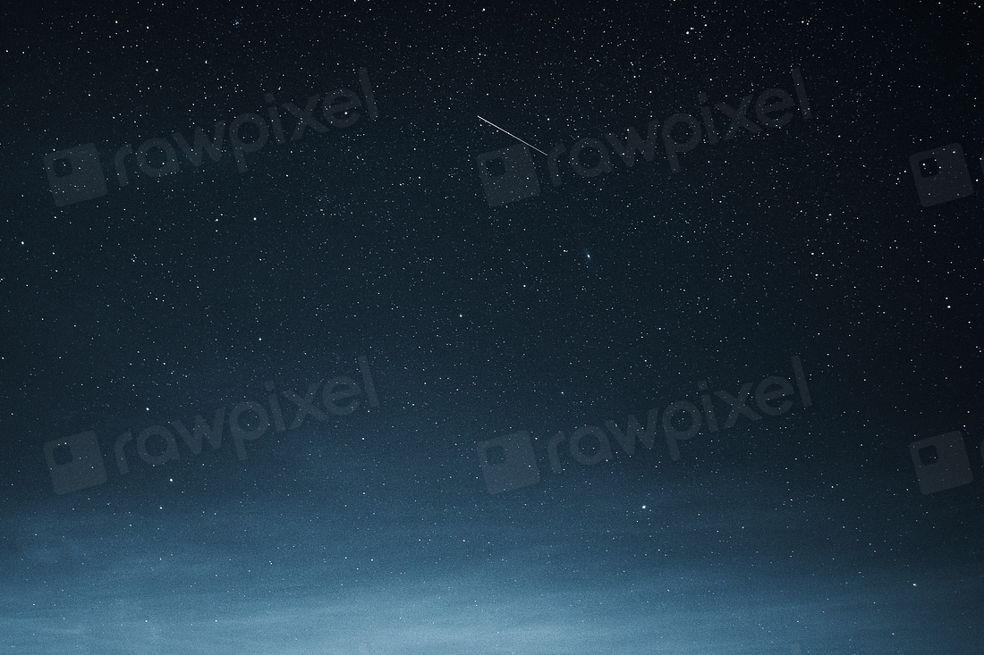 Shooting star dark blue sky | Premium Photo - rawpixel