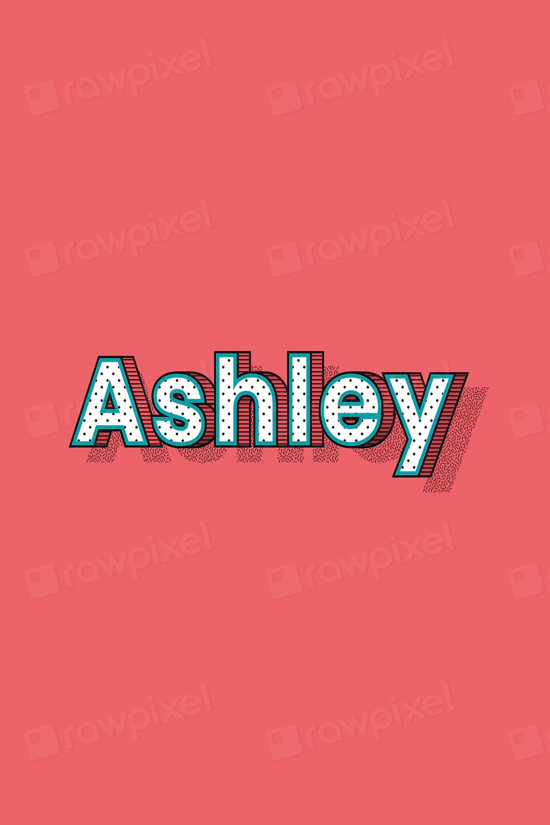 Vector Ashley name halftone word | Premium Vector - rawpixel