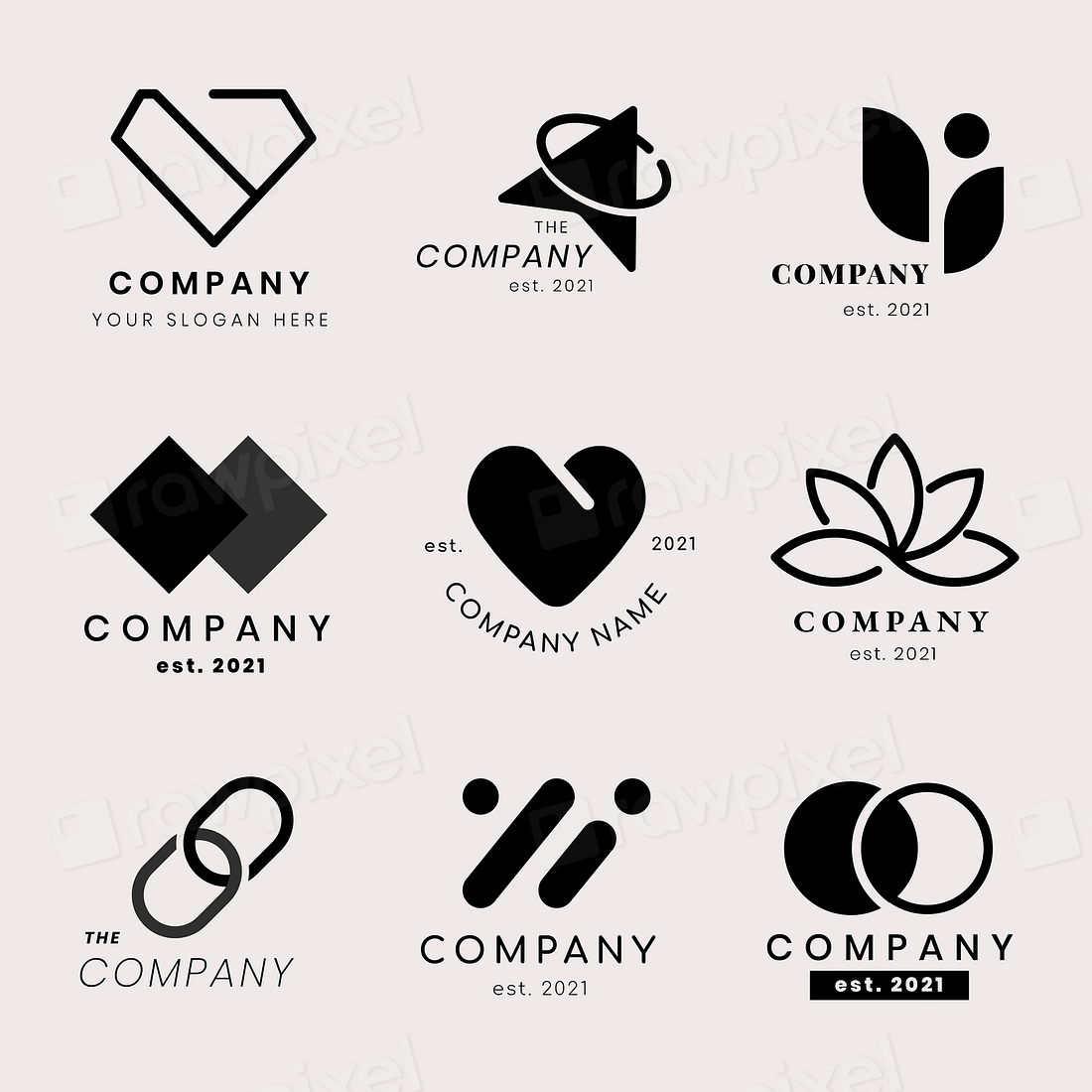 Modern classic business logo vector | Premium Vector - rawpixel