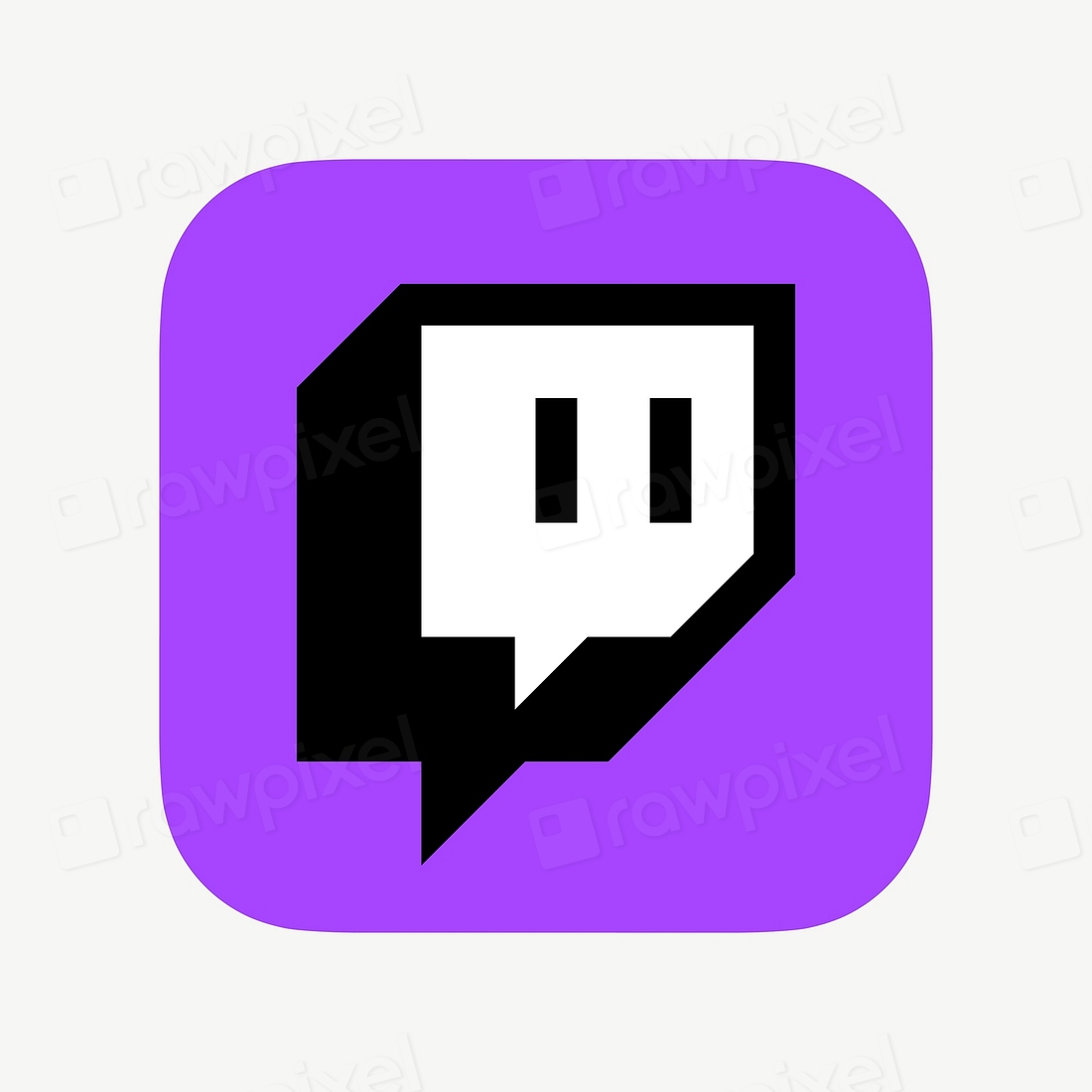 Twitch vector social media icon. | Premium Vector - rawpixel