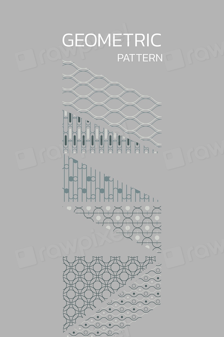 Gray seamless geometric pattern vector | Premium Vector - rawpixel