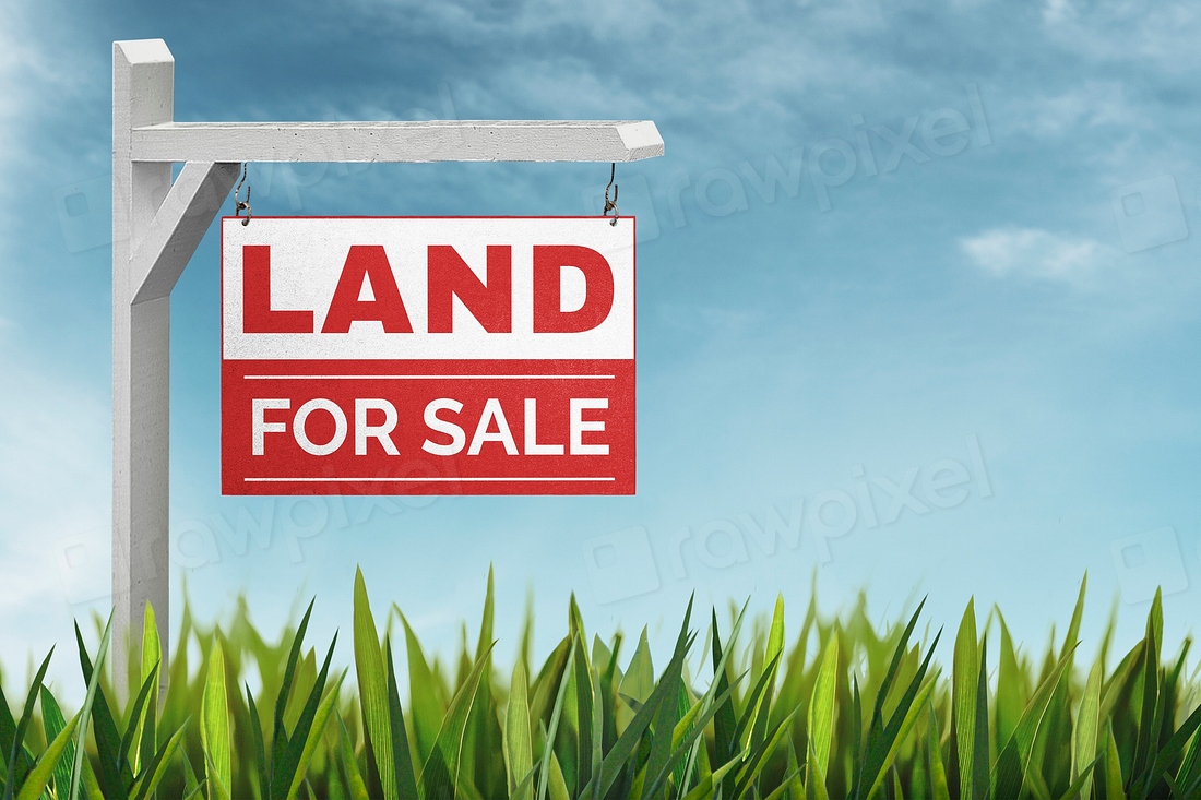 Land sale sign mockup, real | Premium PSD Mockup - rawpixel