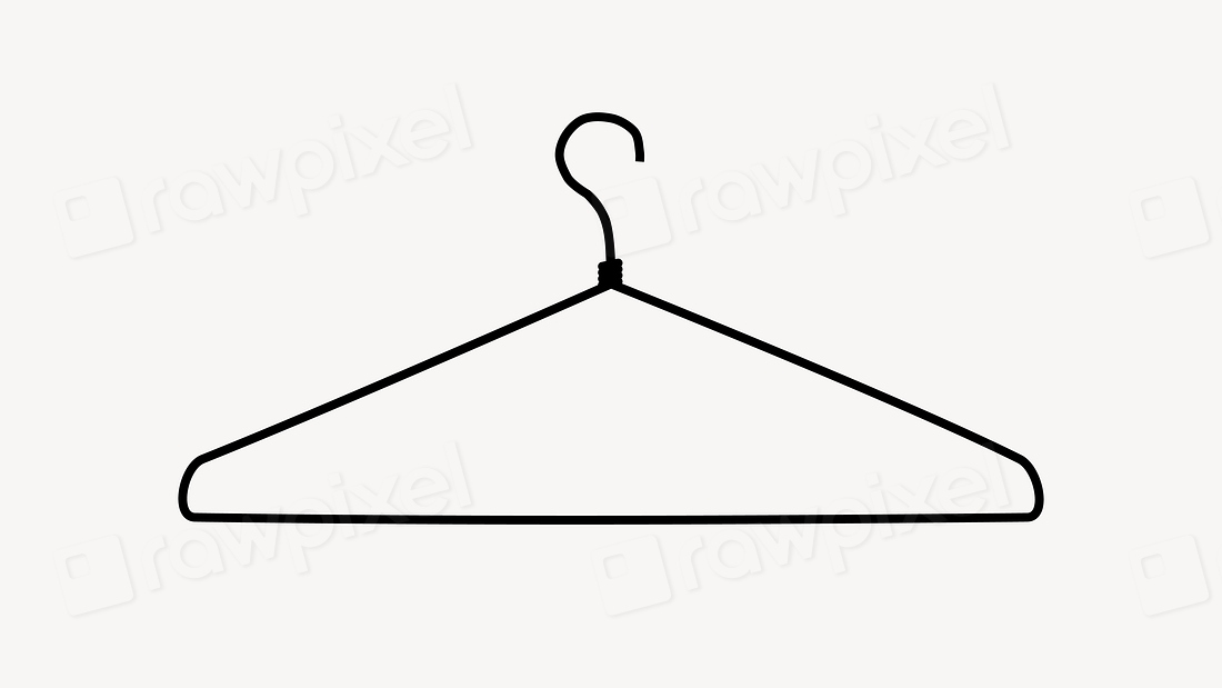 Wire hanger, clip art. Free Free Photo rawpixel