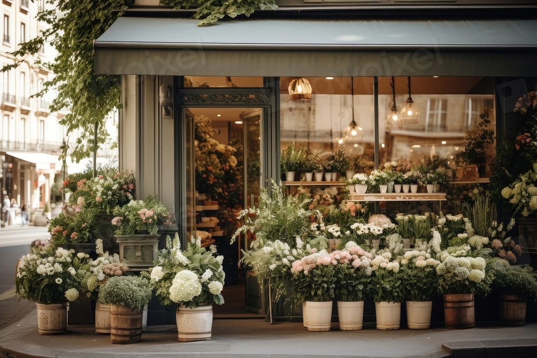 Flower plant city shop Free Photo rawpixel
