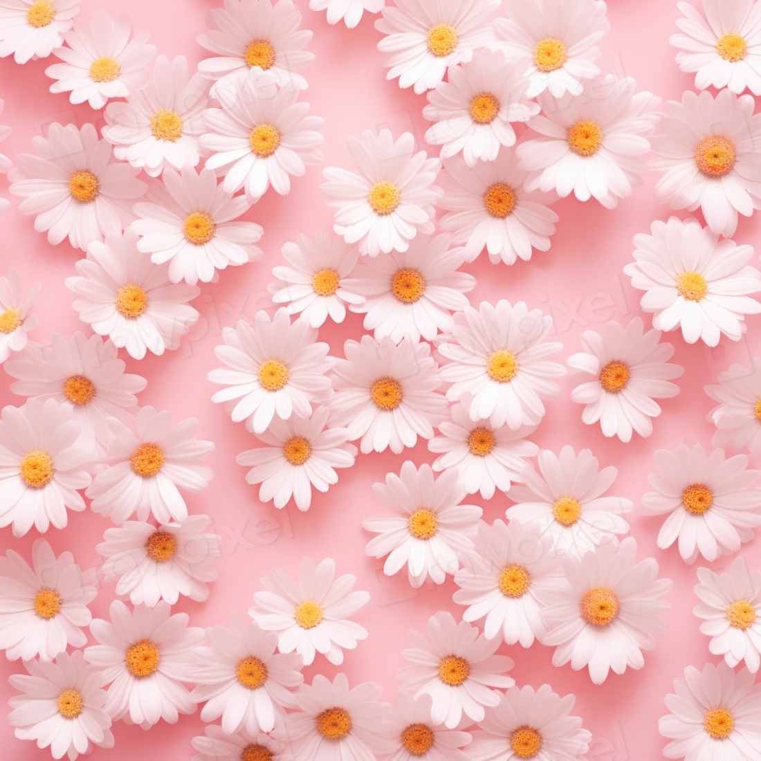 Wallpaper pattern flower daisy backgrounds | Premium Photo - rawpixel