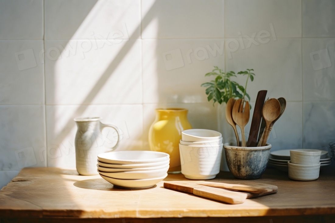 Kitchen bowl kitchen utensil arrangement. Premium Photo rawpixel