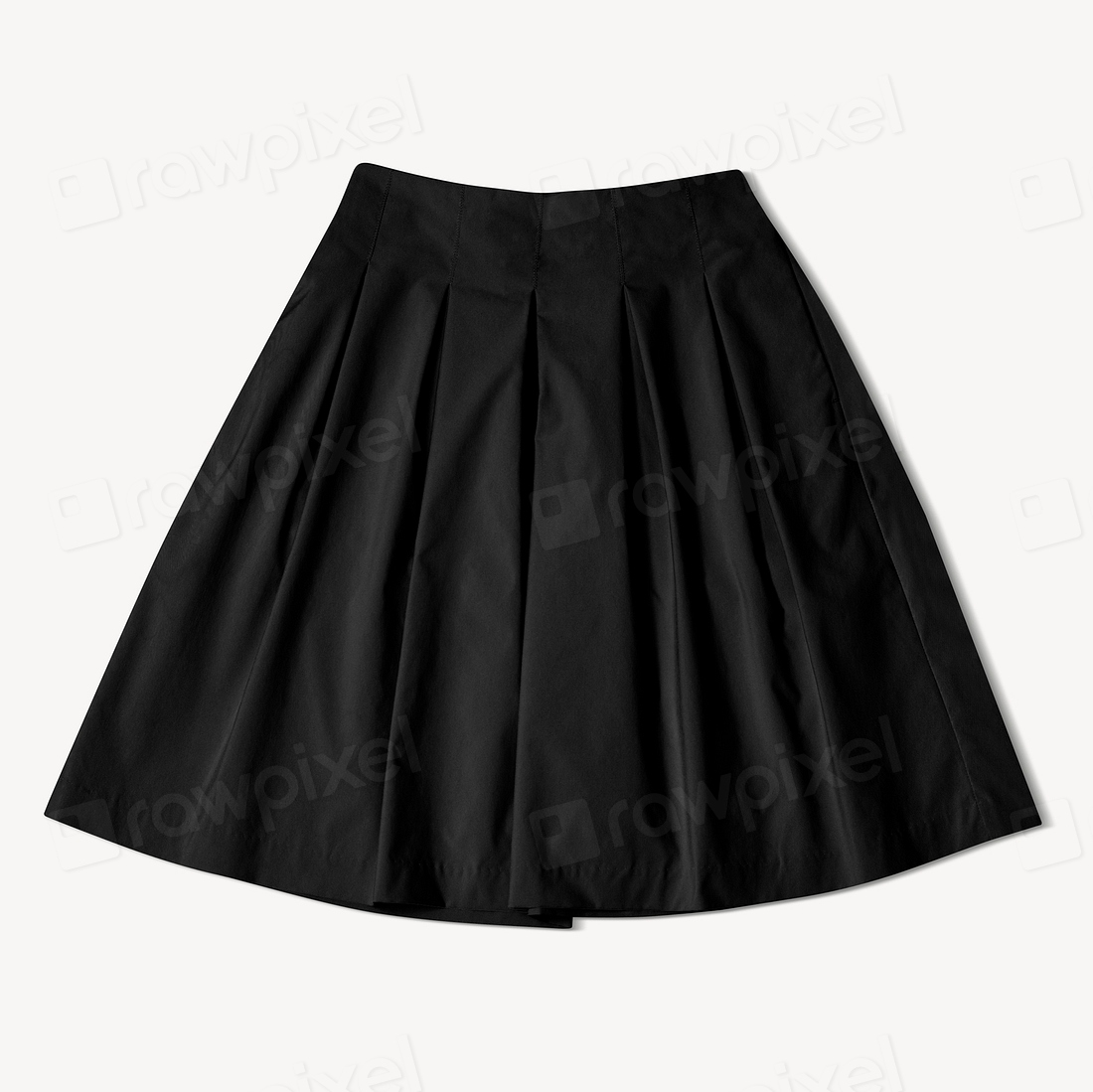 Black flared skirt mockup, editable | Premium PSD Mockup - rawpixel