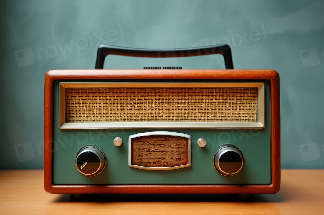 Retro radio electronics technology. AI | Free Photo - rawpixel