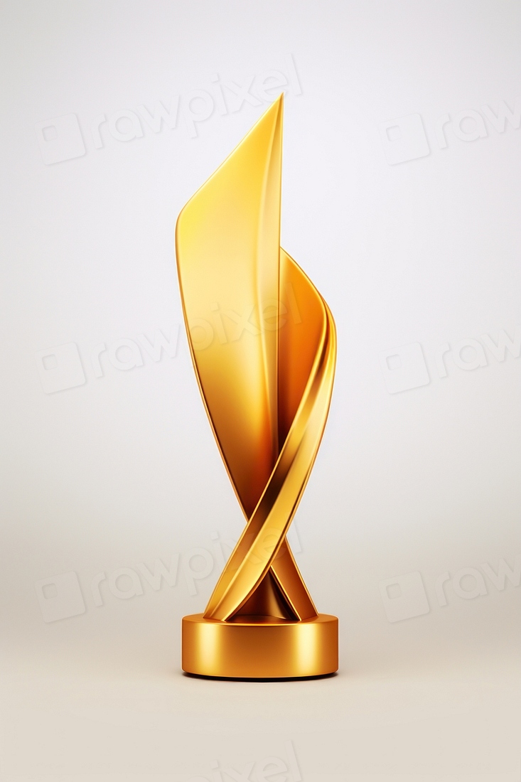 Golden award abstract trophy achievement | Premium Photo - rawpixel