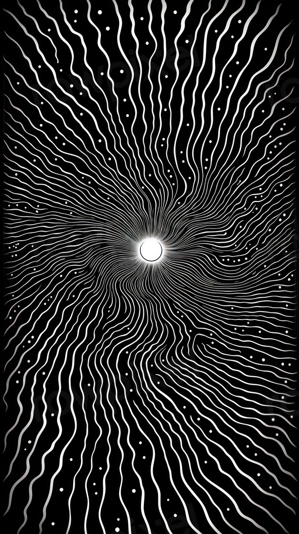 Star system monochrome pattern line. | Premium Photo Illustration ...