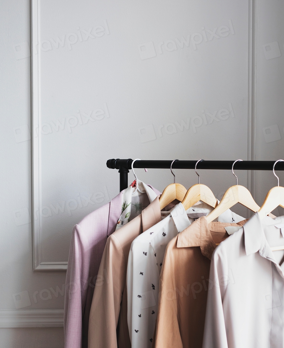 Clothing rack in a studio | Premium Photo - rawpixel