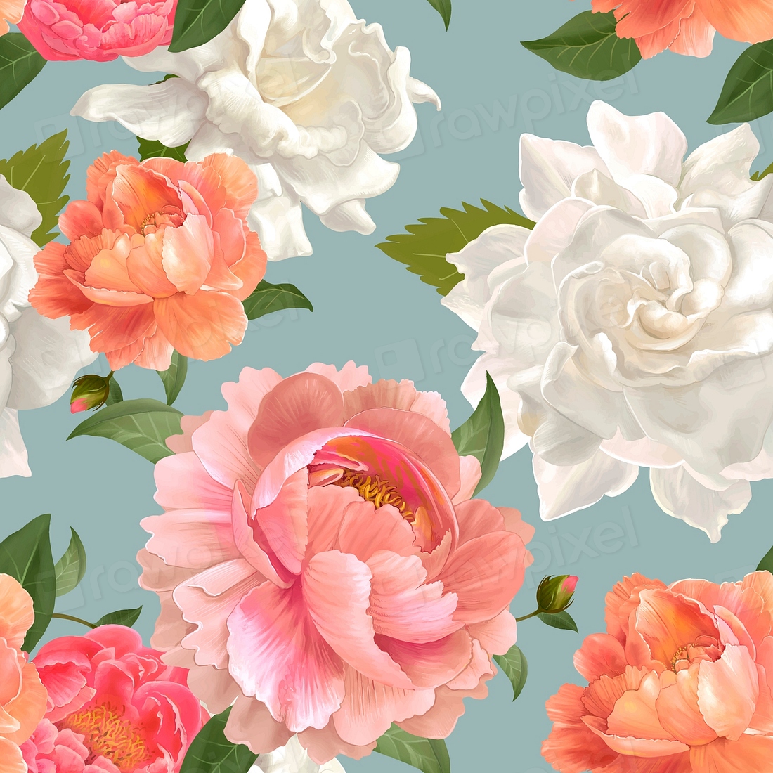 Beautiful floral background design vector | Premium Vector - rawpixel