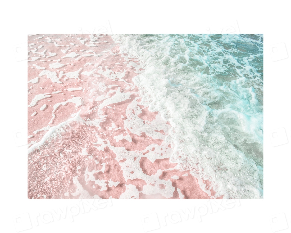 Aesthetic ocean wall art print Premium Photo rawpixel