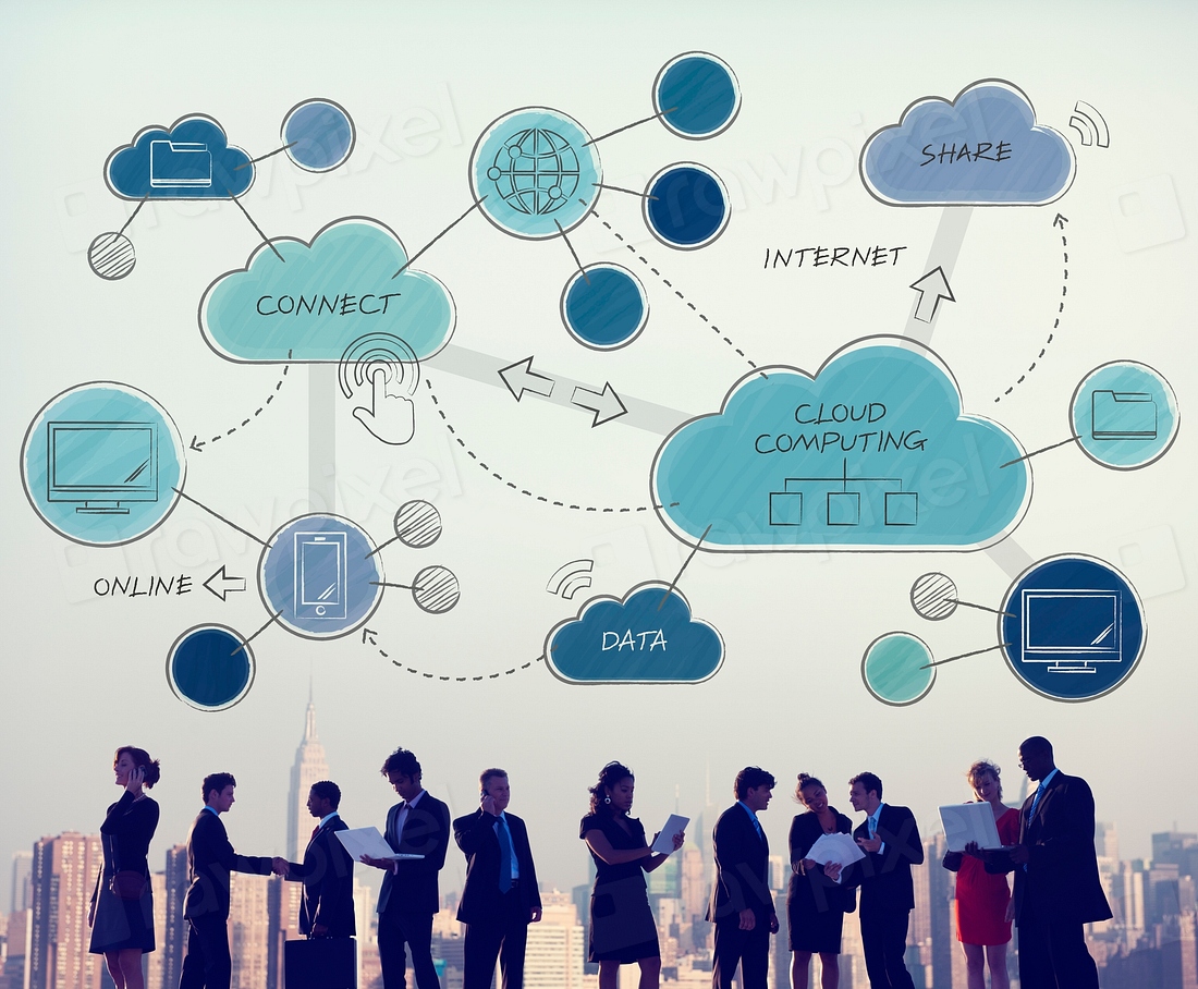 Cloud Computing Networking Connecting Concpet | Premium Photo - rawpixel