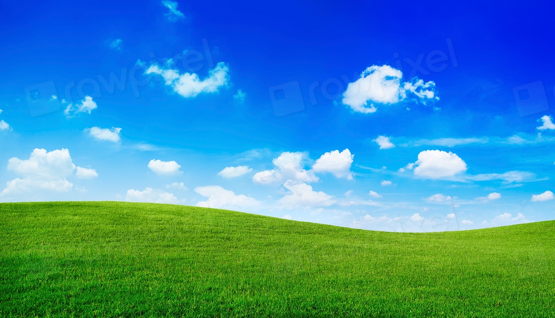 Green hills with blue sky. | Premium Photo - rawpixel