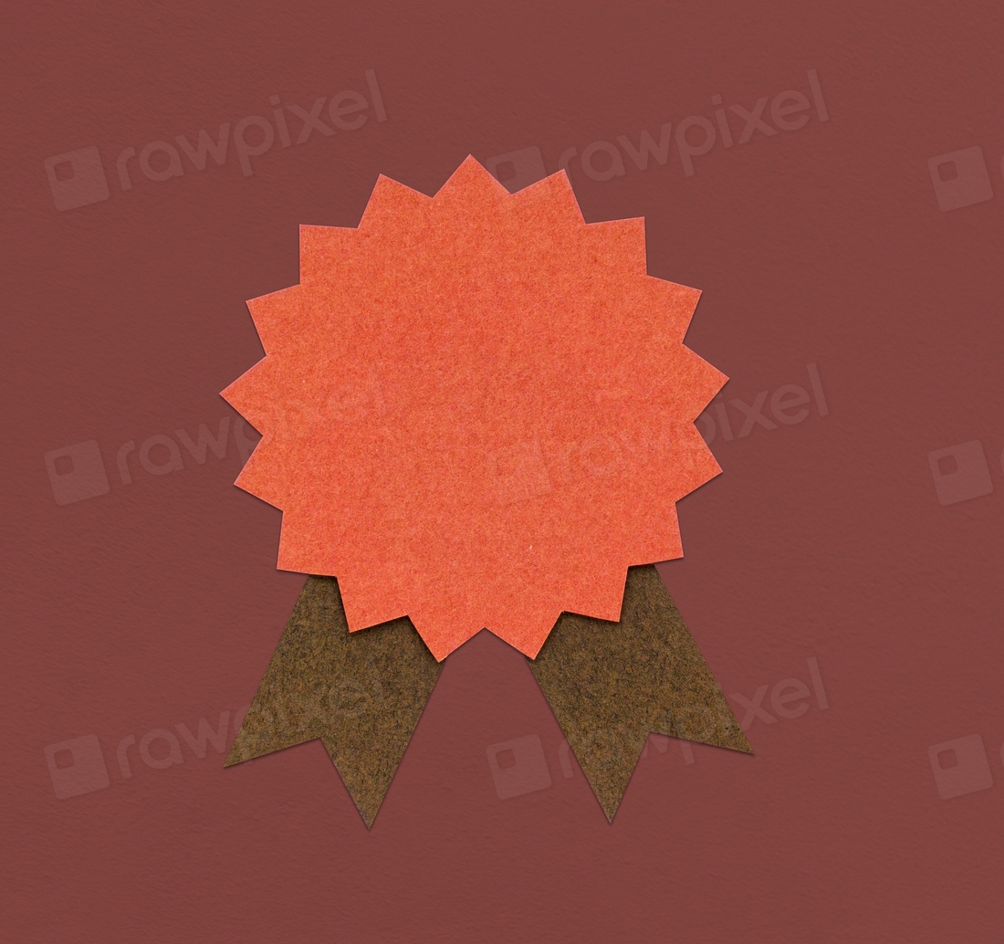 Award Emblem Victory Sign Icon Free Photo rawpixel