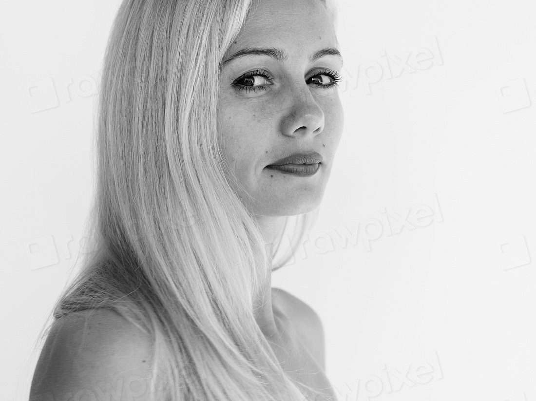 Portrait Woman Long Blonde Hair Premium Photo Rawpixel