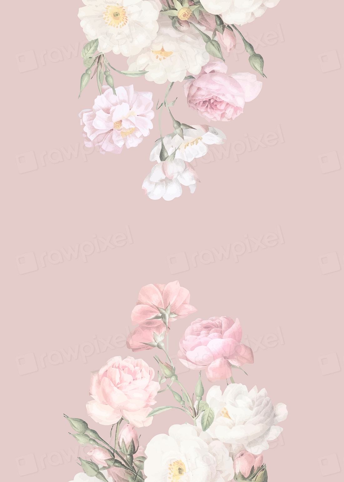 Elegant floral frame design vector | Premium Vector - rawpixel