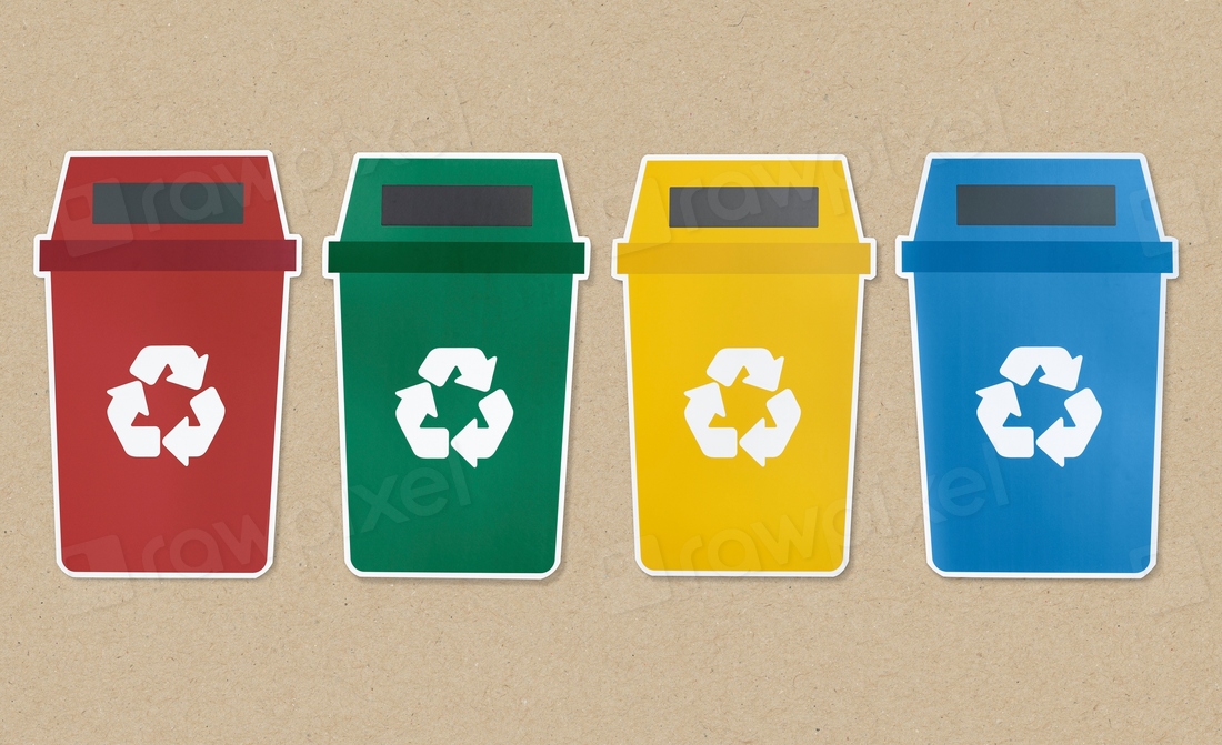 Icon set trash recycle symbol | Free Photo - rawpixel