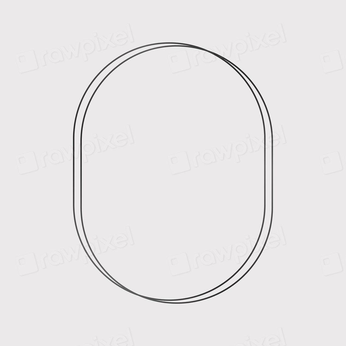 Oval black frame blank background | Premium Vector - rawpixel