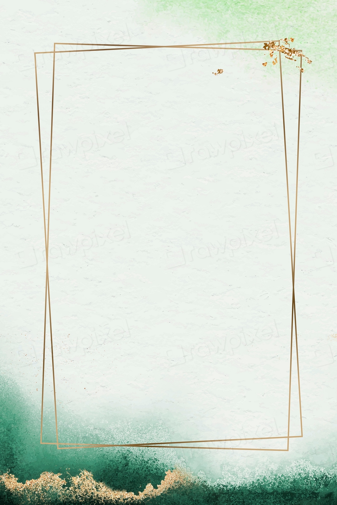 Rectangle golden vintage frame design | Premium Vector - rawpixel