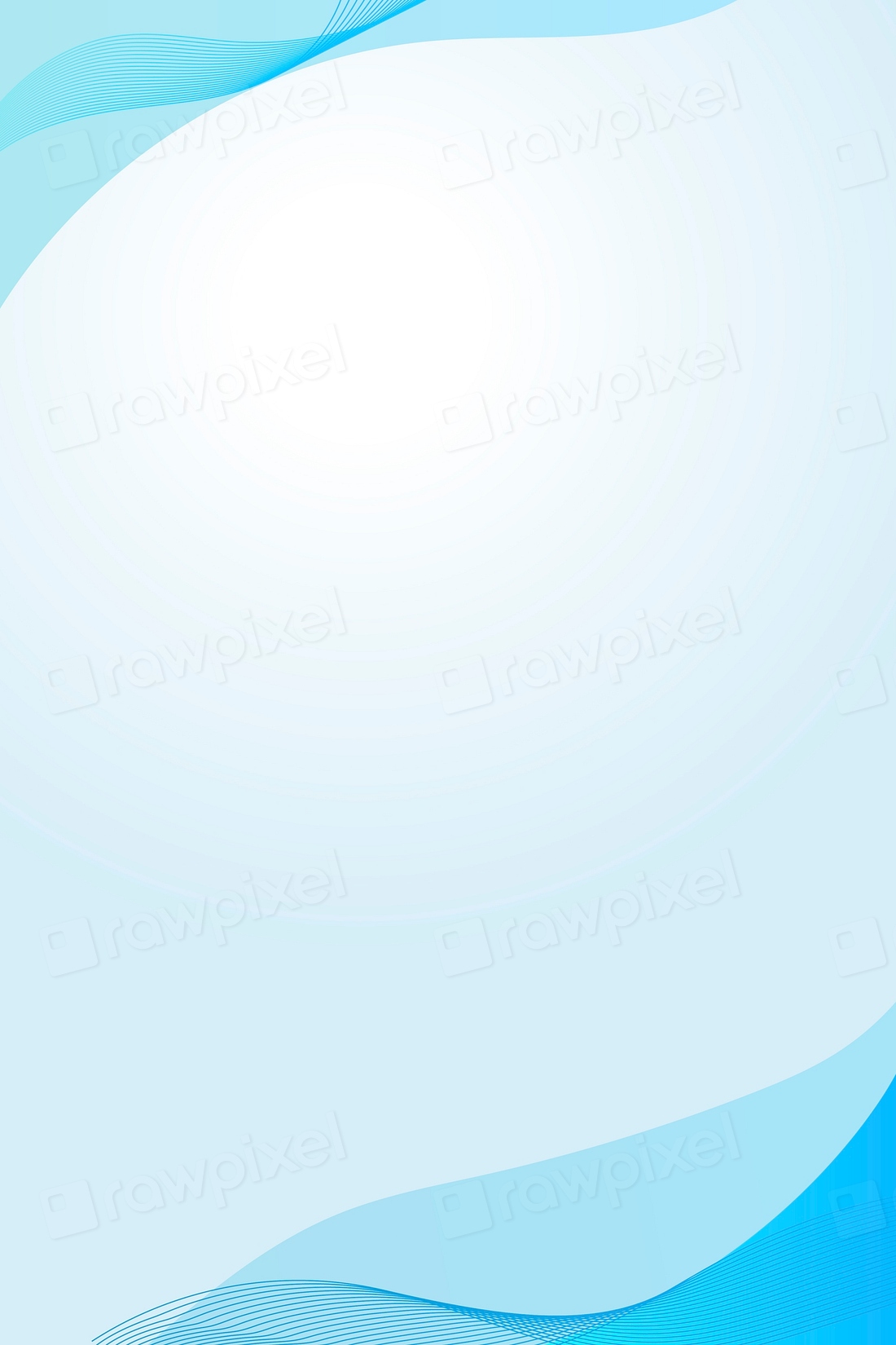 Cerulean blue curve frame template | Premium Vector - rawpixel