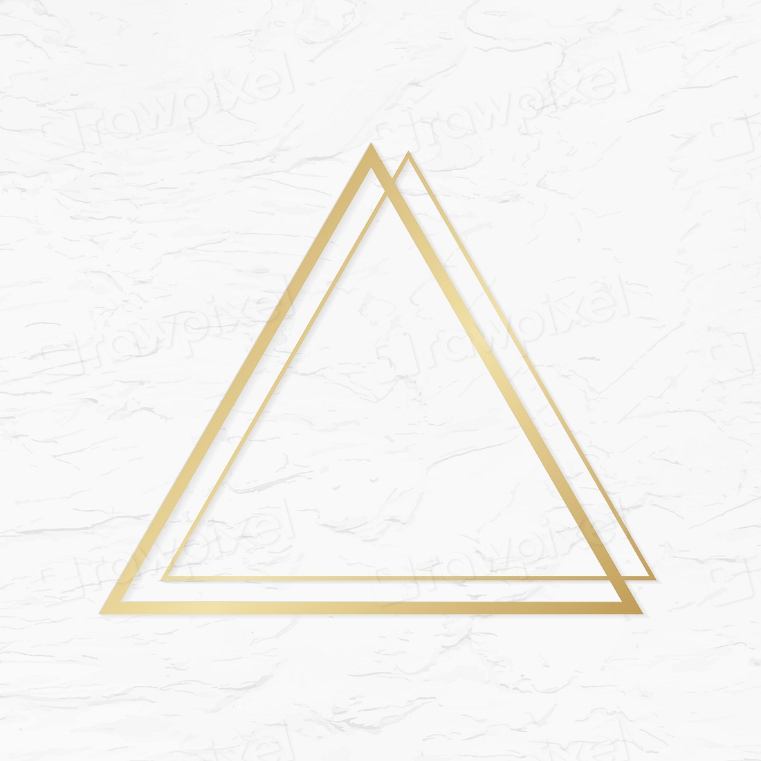 Golden framed triangle stucco wall | Free Vector - rawpixel