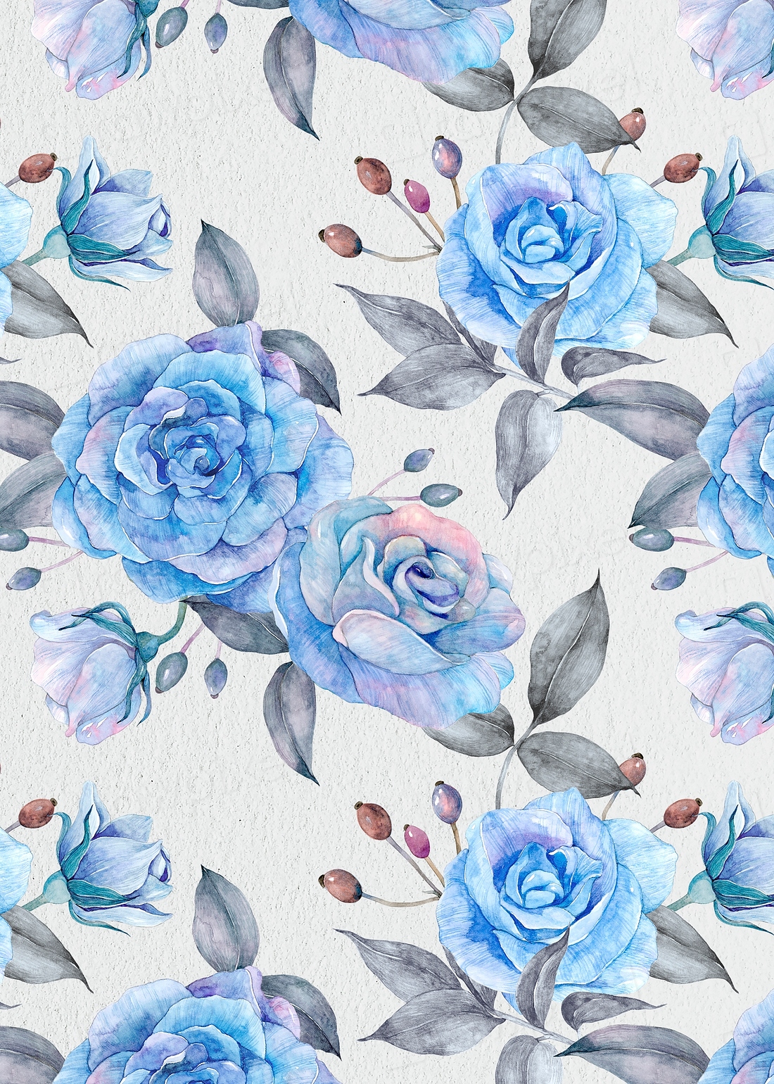 Floral watercolor rose patterned background | Free Photo - rawpixel