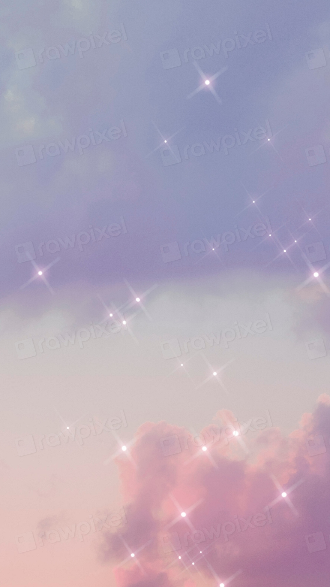 Cloudy sky pattern sparkle background | Premium Photo - rawpixel