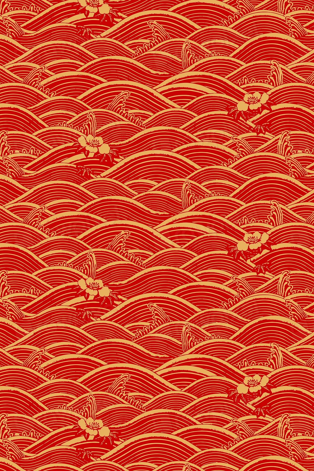 Red gold vector Chinese art | Premium Vector - rawpixel