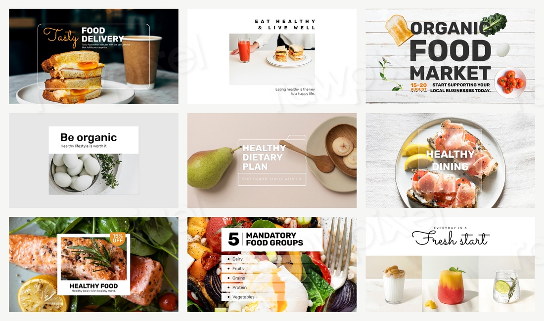 Healthy food banner template psd | Premium PSD - rawpixel