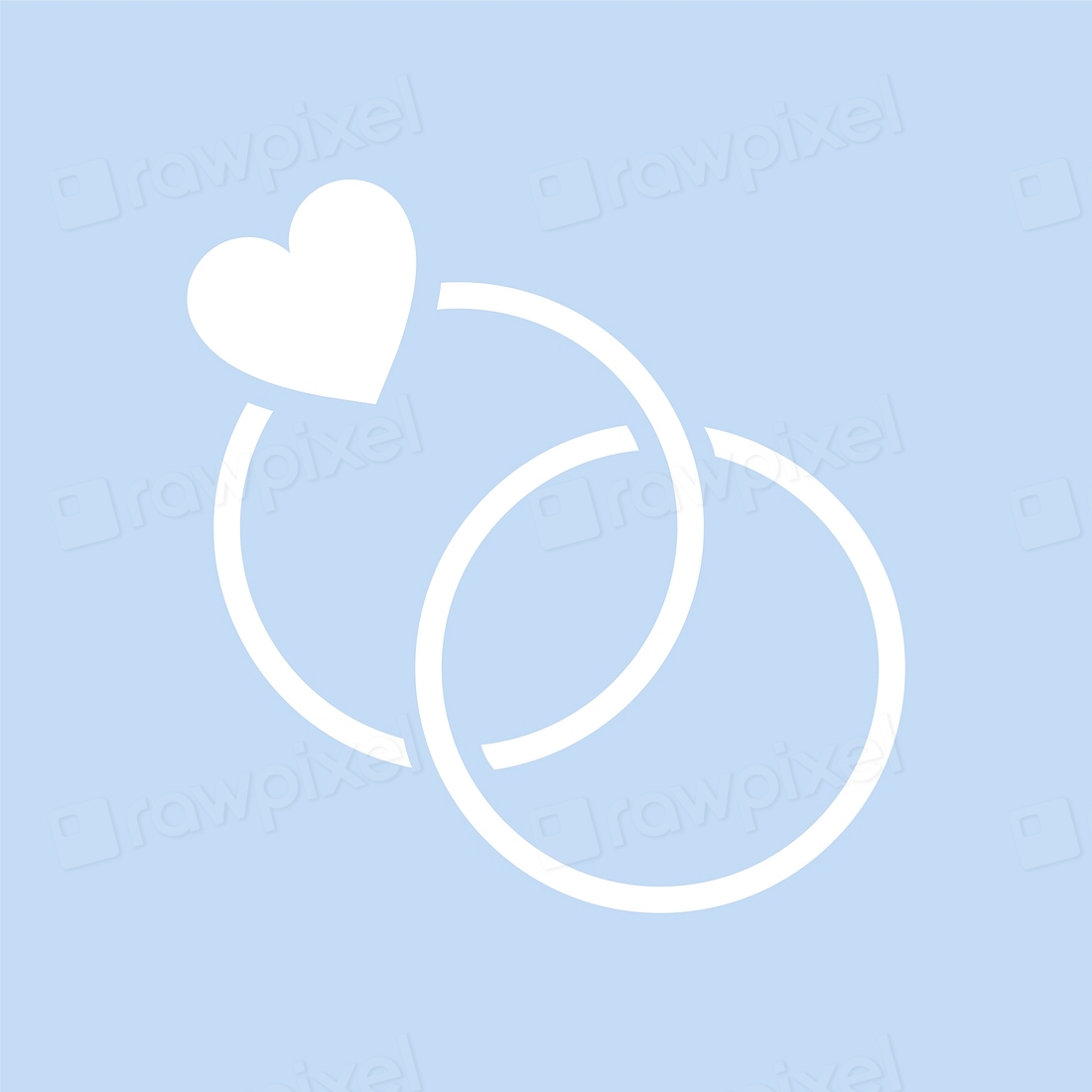 Two wedding rings graphic illustration | Premium Vector - rawpixel