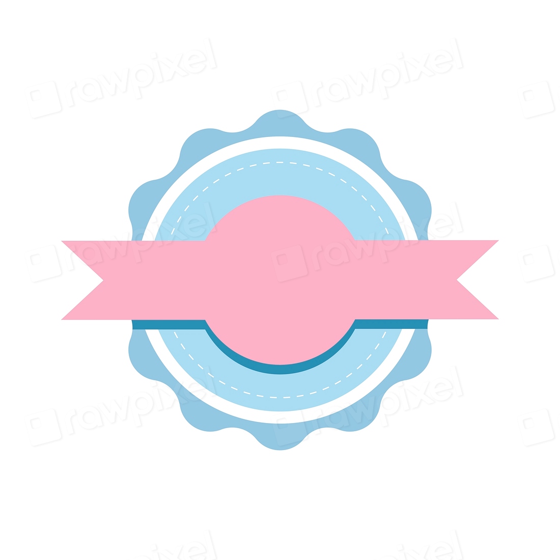 Pastel emblem badge design vector | Premium Vector - rawpixel