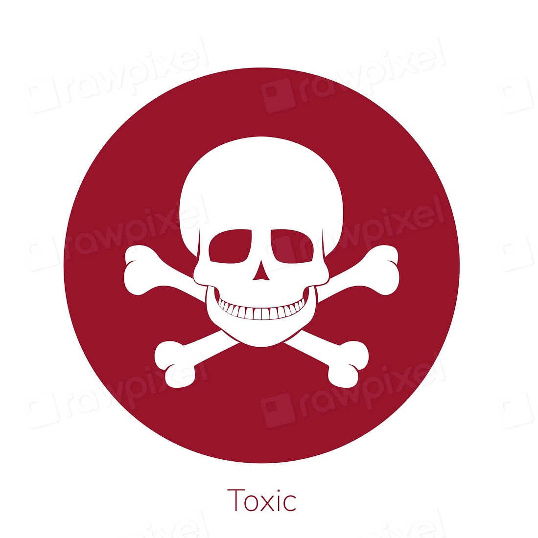 Illustration of toxicity warning sign | Premium Vector - rawpixel