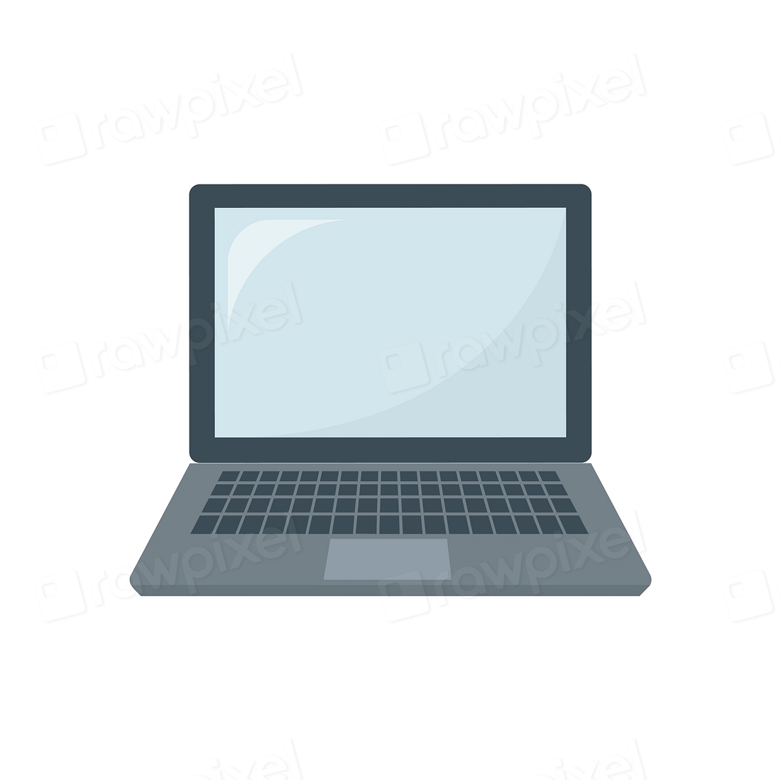 Blank screen laptop graphic illustration | Premium Vector - rawpixel