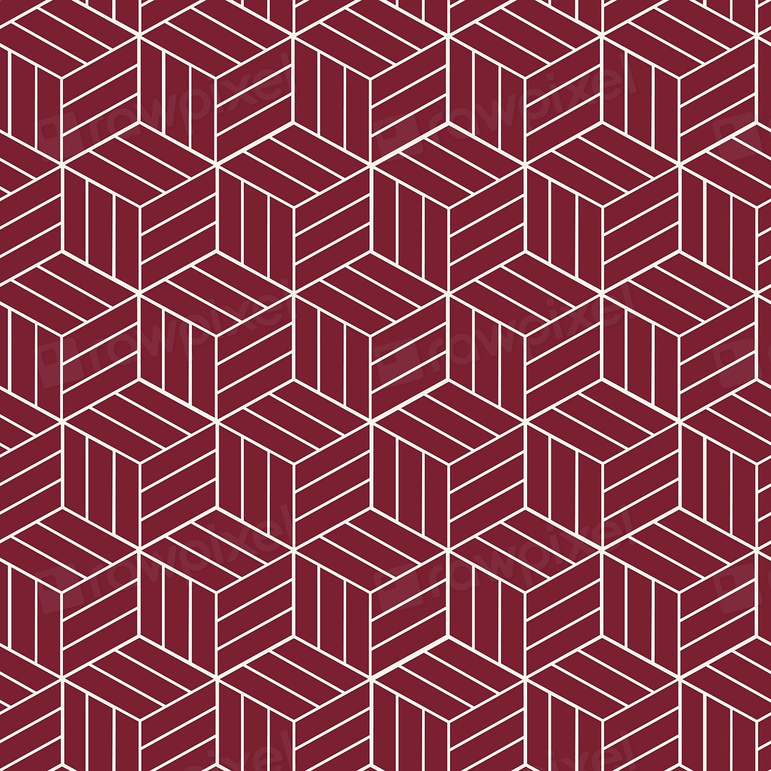 Seamless Japanese-inspired geometric pattern vector | Premium Vector ...