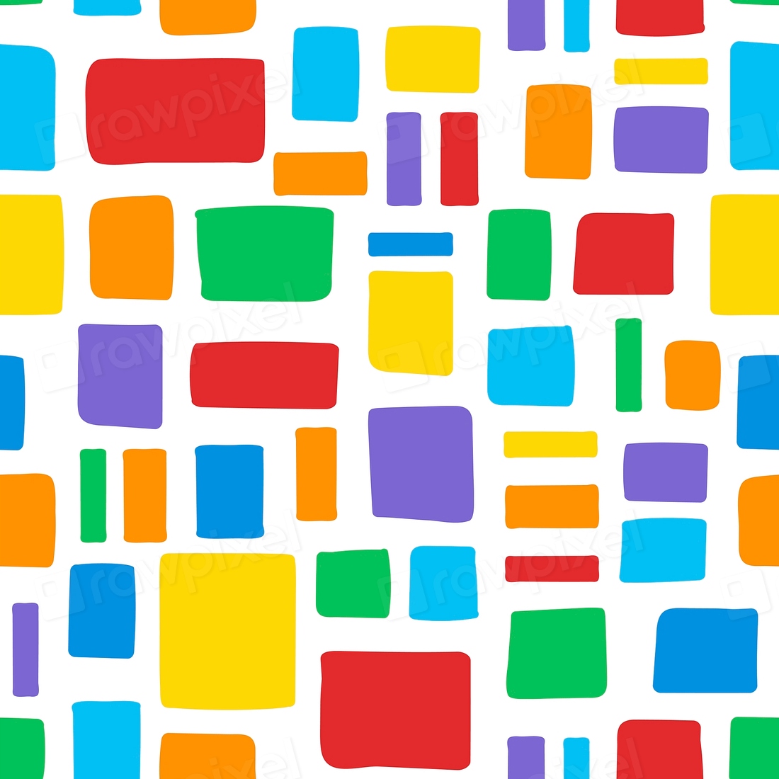 Seamless colorful brick pattern vector | Premium Vector - rawpixel