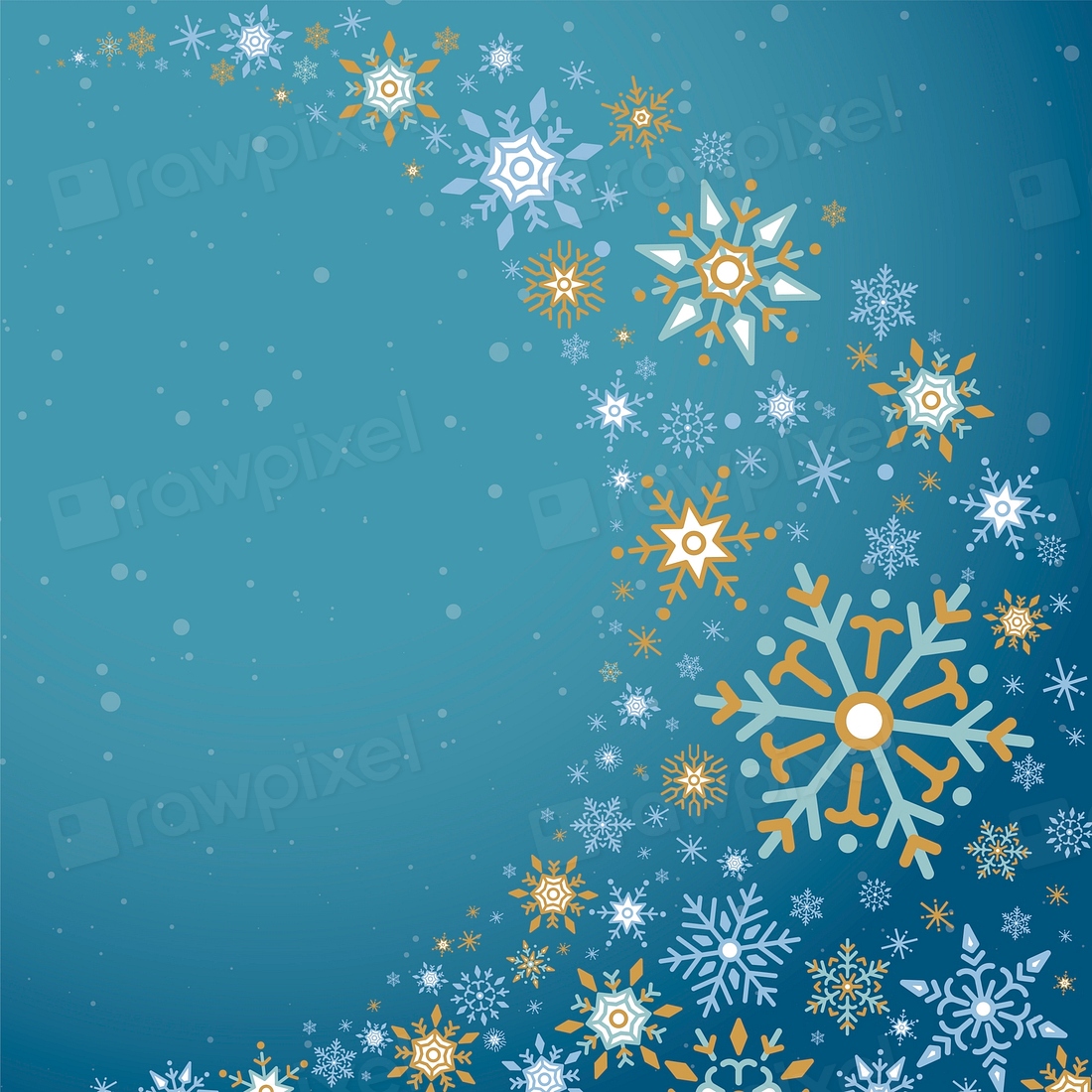 Blue Christmas winter holiday background | Premium Vector - rawpixel