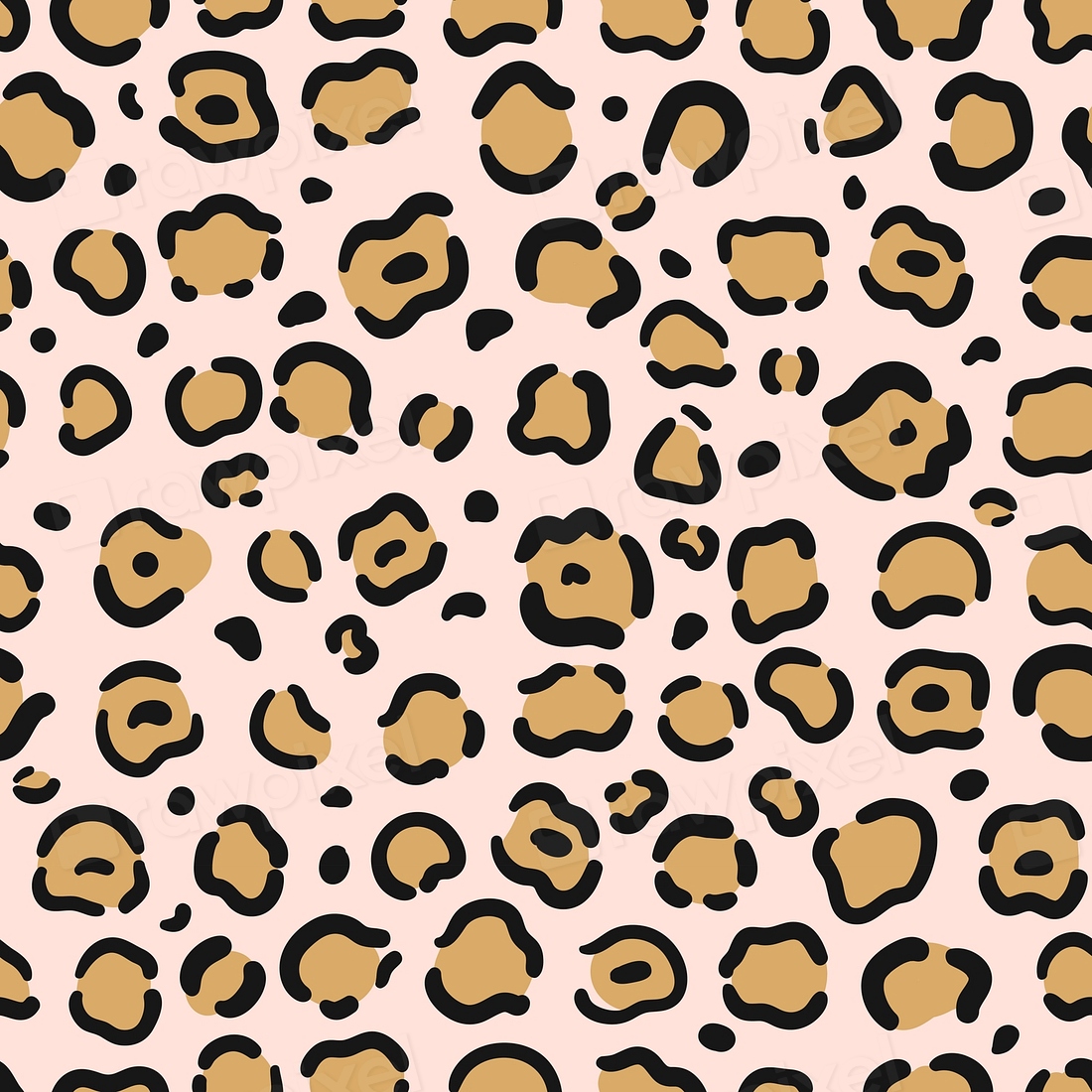 Leopard print seamless design vector | Premium Vector - rawpixel