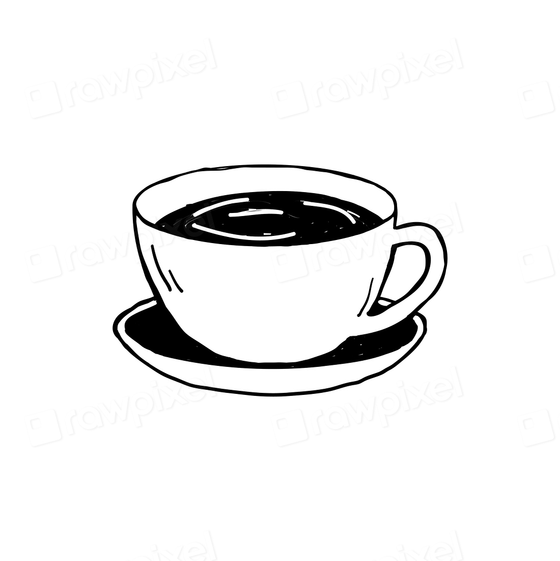 Cup Coffee Cafe Icon Vector 