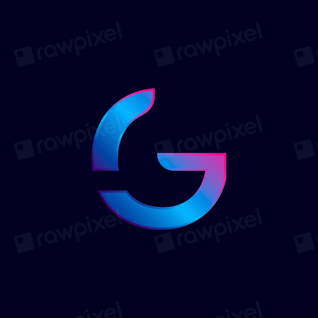 Capital letter G vibrant typography | Premium Vector - rawpixel