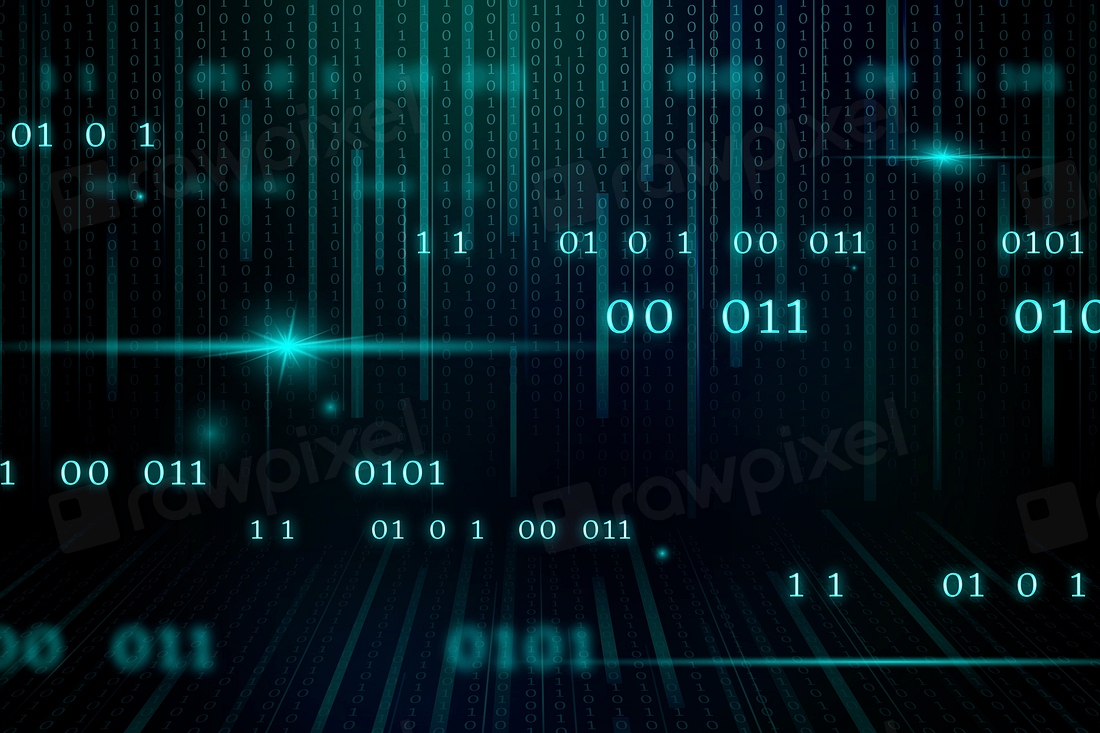 Stream binary code design vector | Premium Vector - rawpixel