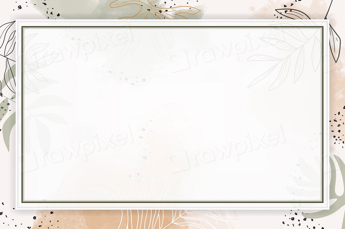 Beige rectangle watercolor frame vector | Premium Vector - rawpixel