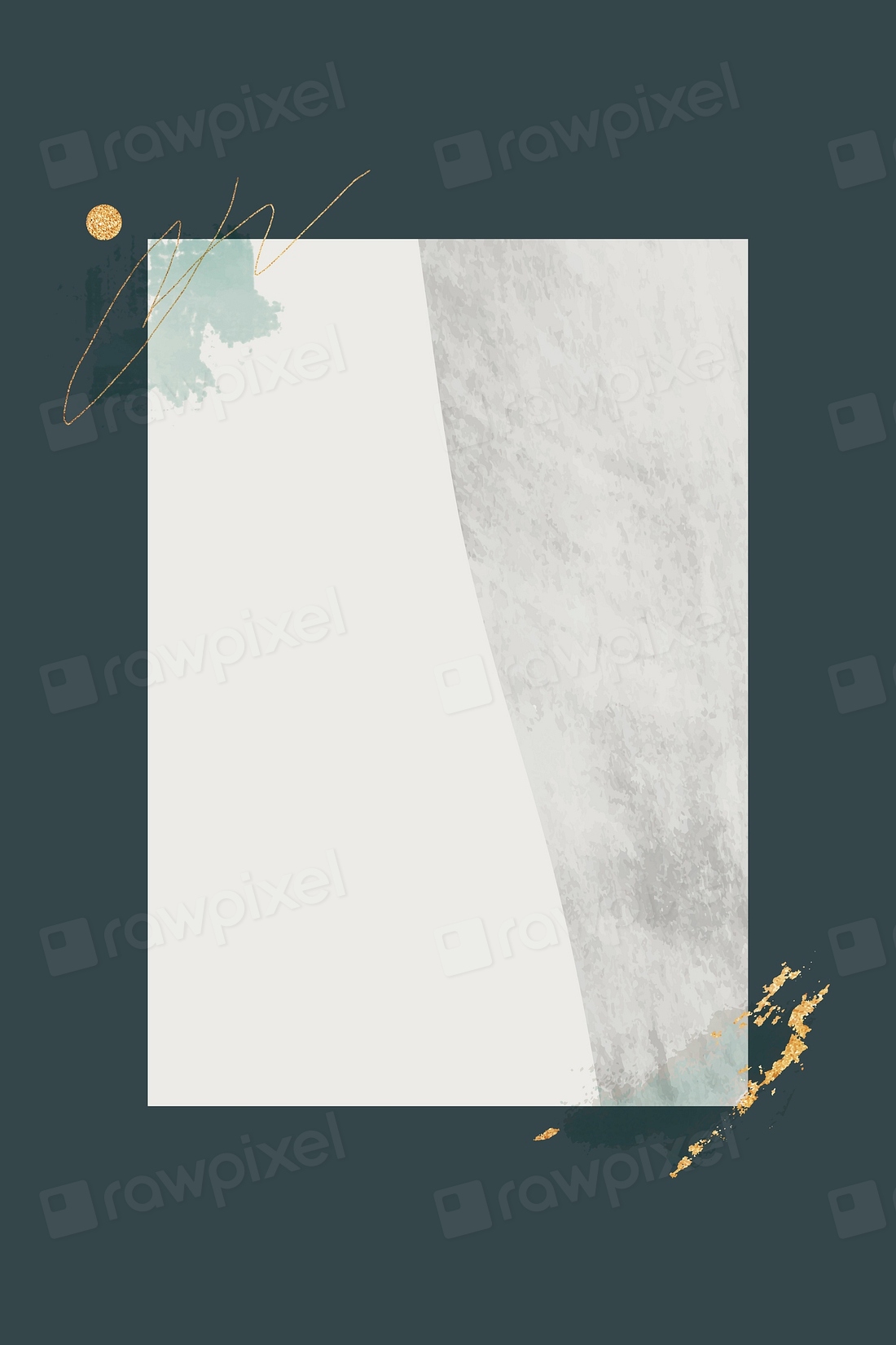 Blank rectangle frame design vector | Premium Vector - rawpixel